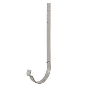 Universal Rinnenhalter aus Stahl, Graualuminium RAL 9007, 50 µm Polyurethan-Beschichtung, Hauptansicht