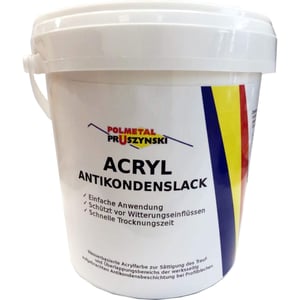 Polmetal Pruszynski Acryl Antikondenslack Eimer, weiss mit Produktinformationen