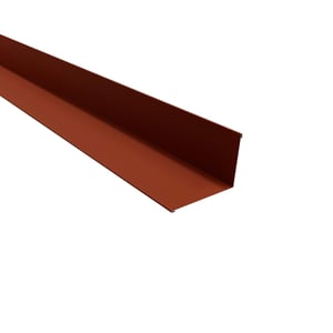 Wandanschluss Ziegelrot 0,50 mm Stahl, 35 µm Mattpolyester, Hauptansicht