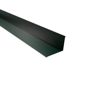 Wandanschluss Aluminium Moosgrün, 0,70 mm, 95 Grad Winkel, Hauptansicht