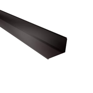 Wandanschluss Schokoladenbraun RAL 8017, 0,63 mm Stahl, 25 µm Polyesterbeschichtung, Hauptansicht