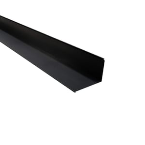 Wandanschluss aus dunkelgrauem Stahl, 0,50 mm, 95° Winkel, Hauptansicht