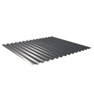 Wellblech 18/1064 Aluminium 0,70 mm Anthrazitgrau (RAL 7016) mit 25 µm Polyesterbeschichtung