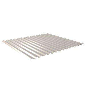 Wellblech 18/1064, Grauweiß RAL 9002, Stahl 0,75 mm, 25 µm Polyester, Hauptansicht