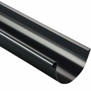 Dachrinnen Einzelteile in runder Form Dachrinnen Einzelteile in eckiger Form als halbrunde Dachrinne / Regenrinne