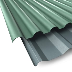 Nachhaltige und recycelte Profilplatten als Dachplatten