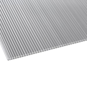 10 mm starke Stegplatte aus Polycarbonat, stabil und lichtdurchlässig