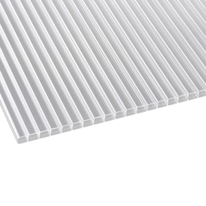 16 mm Hohlkammerplatte aus Polycarbonat, isolierend und witterungsbeständig