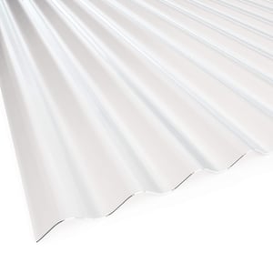 Einschalige VLF Lichtplatten / Wellplatten aus PVC, PET, Polycarbonat (PC) und Acrylglas (PMMA)