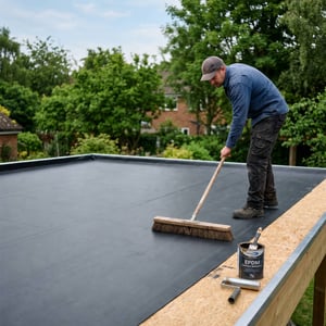 Anleitung zum Verlegen von EPDM-Dachfolie auf dem Flachdach