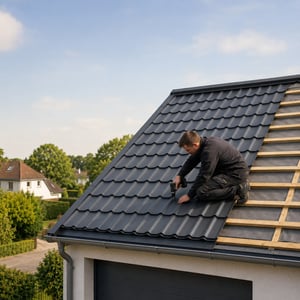 Anleitung zum Verlegen von Pfannenblech mit Ziegeloptik