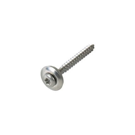 Edelstahlschraube blank, mit Tellerkopf und Torx-Antrieb, freigestellt