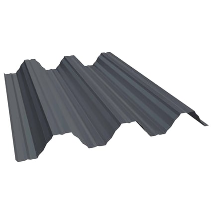 Hochprofil T92P Dachblech aus 0,50 mm Stahl in Anthrazitgrau (RAL 7016) mit PURLAK® Beschichtung