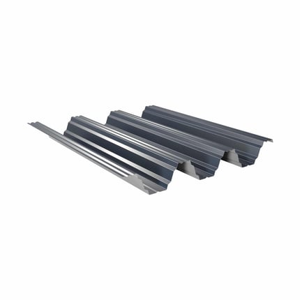 Hochprofil TP104 Dachblech Anthrazitgrau RAL 7016, 0,65 mm Stahl, 25 µm Polyesterbeschichtung