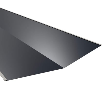 Kehlblech Anthrazitgrau RAL 7016, 0,50 mm Stahl, 60 µm Puramid Beschichtung, Hauptansicht