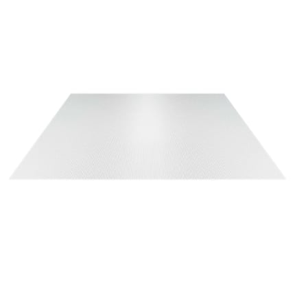 SALUX Polycarbonat Doppelstegplatte 4,5 mm klar, freigestellt, Draufsicht