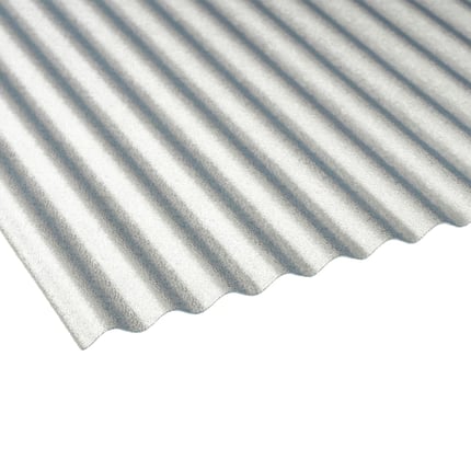 PVC Wellplatte 32/09, klar, 0,80 mm Staerke, mit Wellenprofil und leicht strukturierter Oberflaeche