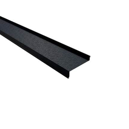 Sohlbank aus anthrazitgrauem Stahl, 0,50 mm stark, mit 80 µm Shimoco Beschichtung