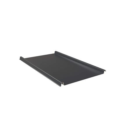 Stehfalzblech 33/500-LE aus anthrazitgrauem Stahl, 0,50 mm stark, mit 60 µm Puramid Beschichtung