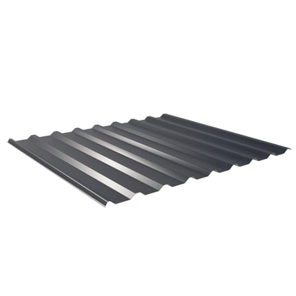 Trapezblech 20/1100 anthrazitgrau (RAL 7016) aus 0,40 mm Stahl, Hauptansicht
