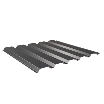 Trapezblech 35/207, Anthrazitgrau RAL 7016, 0,50 mm Stahl, Puramid beschichtet, Hauptansicht