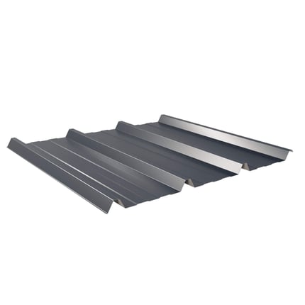 Trapezblech 45/333 anthrazitgrau, 0,40 mm Stahl, 25 µm Polyesterbeschichtung, Hauptansicht