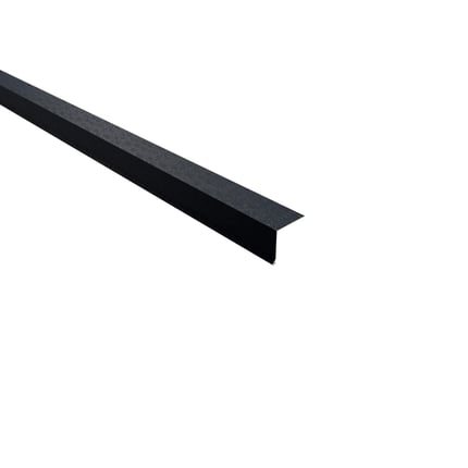 Traufenblech Anthrazitgrau RAL 7016, 0,50 mm Stahl, schraeg von oben