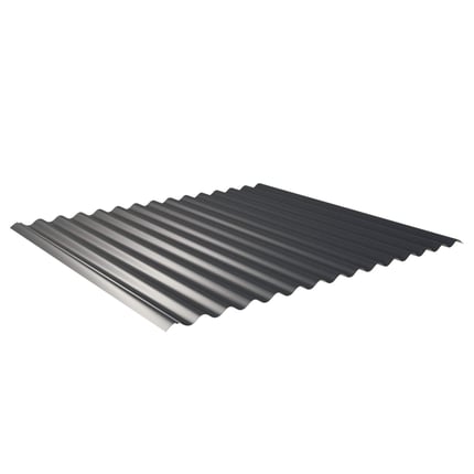 Wellblech 18/1064 aus Stahl 0,50 mm Anthrazitgrau RAL 7016 mit Puramid Beschichtung