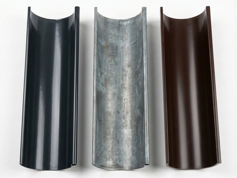 Materialvergleich Dachrinnen: Stahl, Zink, PVC