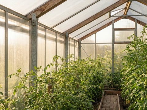 Lichtstreuung durch Hohlkammerplatten im Gewächshaus