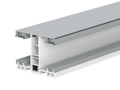 Doppelwandiges Mendiger Thermo Verlegeprofil für eine optimierte Stegplattenbefestigung, gewährleistet verbesserte Wärmeisolierung und Stabilität