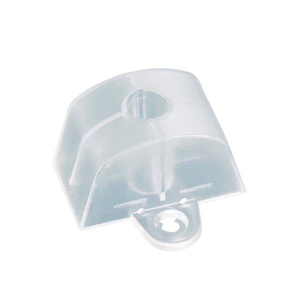 Abstandhalter Profil 130/30-8 Welle, klarer Kunststoff, freigestellt