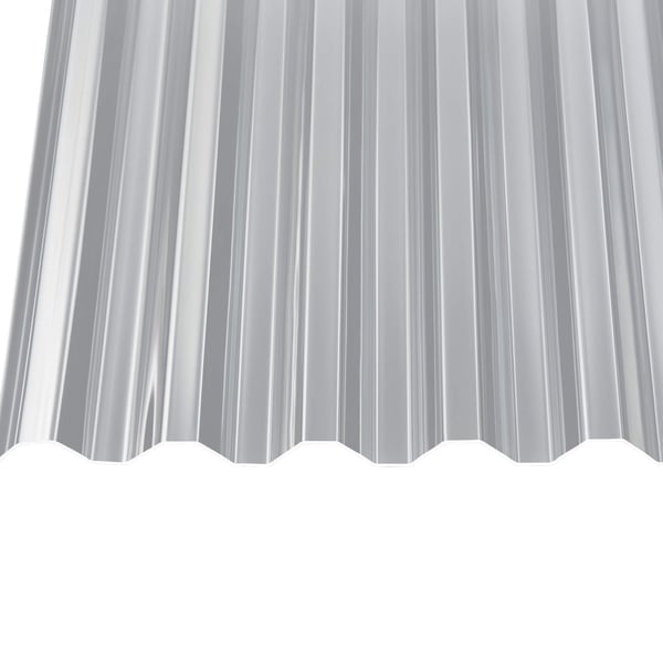 Acrylglas Wellplatte | 76/18 | Sparpaket | 1,50 mm | Klar | Breite 3,98 m | Länge 2,00 m