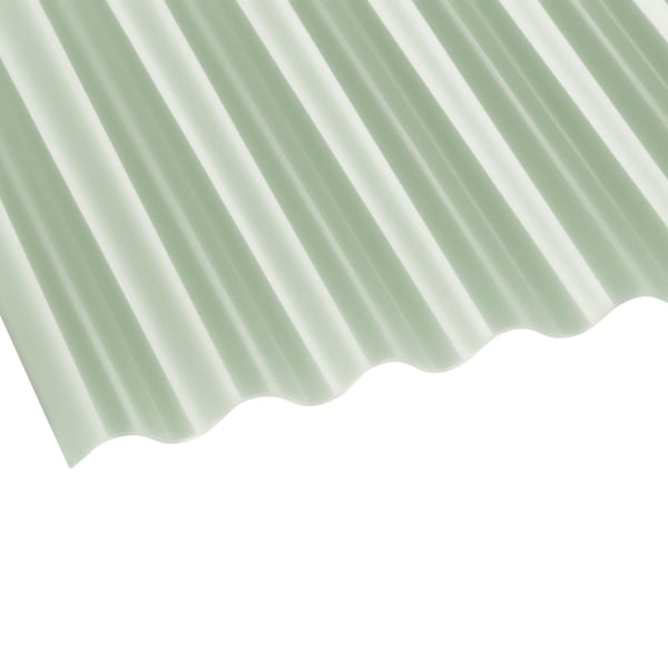 Acrylglas Wellplatte | 76/18 | 3,00 mm | Opal Weiß | Temperaturreduzierend | 3,00 m