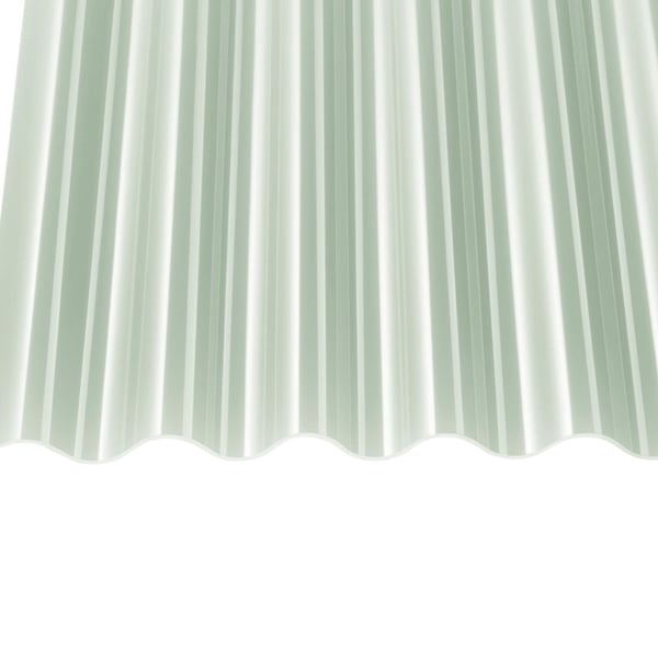 Acrylglas Wellplatte | 76/18 | 3,00 mm | Opal Weiß | Temperaturreduzierend | 3,00 m
