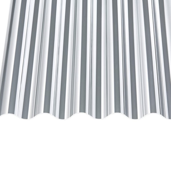 Acrylglas Wellplatte | 76/18 | 3,00 mm | Klar | 3,00 m