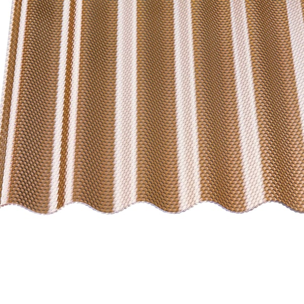 Acrylglas Wellplatte | 76/18 | 3,00 mm | Bronze | Wabenstruktur | 3,00 m
