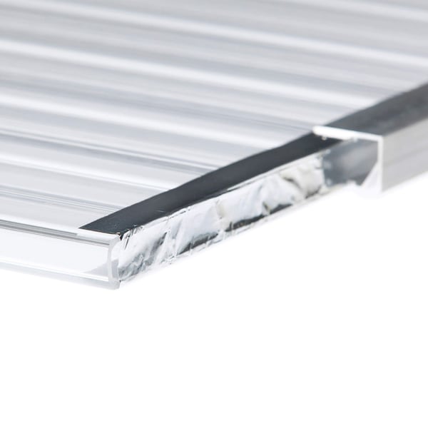 Aluminium Klebeband | Für Oberseite | Bis 16 mm | 5 cm | 100 m / Rolle