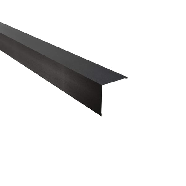 Außenecke aus Stahl, dunkelgrau (RAL 7024), 0,50 mm, 35 µm Mattpolyester-Beschichtung, Hauptansicht