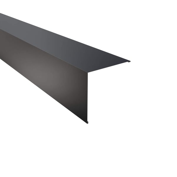 Außenecke aus Stahl, Anthrazitgrau RAL 7016, 0,75 mm, mit 60 µm Puramid-Beschichtung