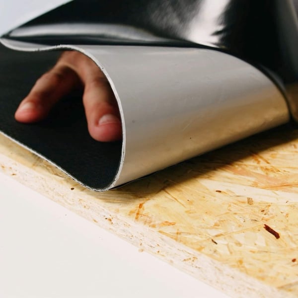 EPDM Dachfolie Easystick | Schwarz | 1,30 mm | Länge 5,00 m x Breite 0,50 m