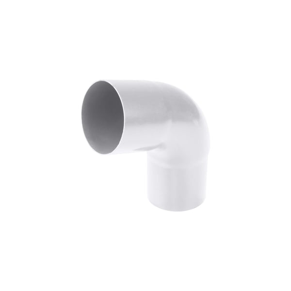 Fallrohrbogen 60 Grad aus grauem PVC von Plastmo, Hauptansicht