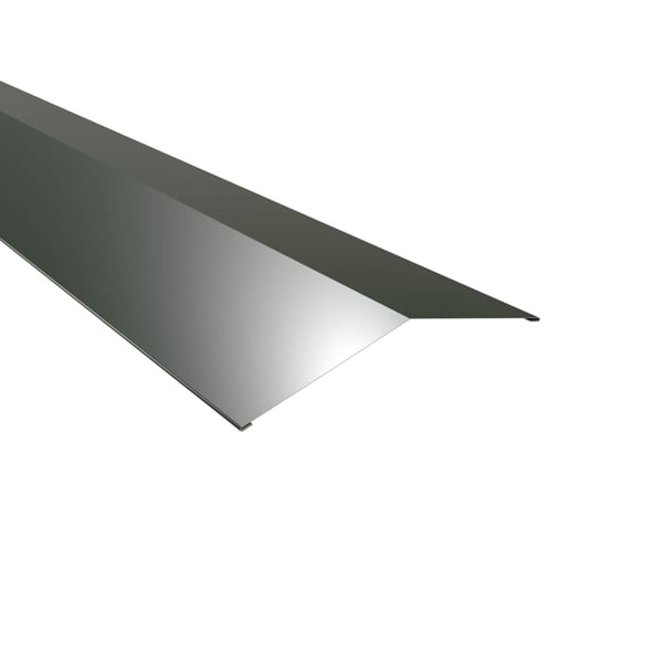 Firstblech flach Chromoxidgrün, Stahl 0,63 mm, 25 µm Polyester, Hauptansicht