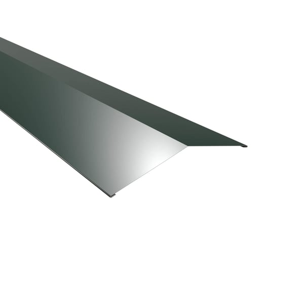 Firstblech flach Aluminium moosgrün, 0,70 mm, 25 µm Polyester, Hauptansicht