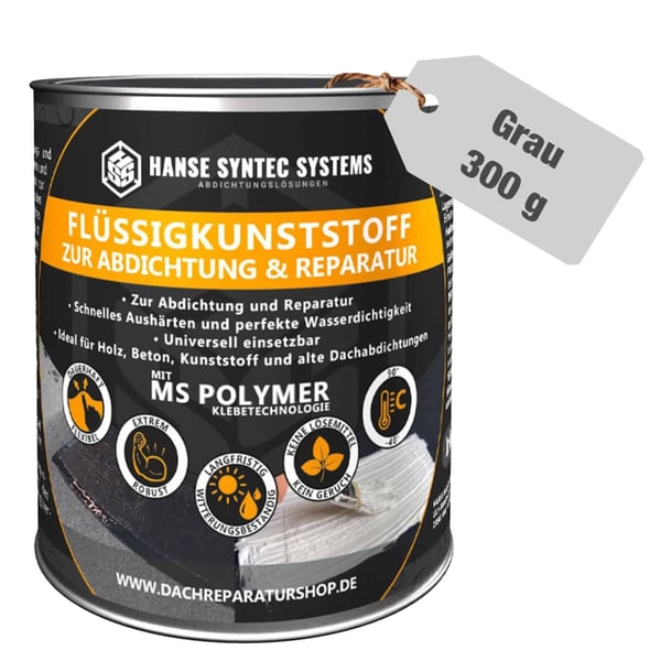 Dose DACHPROTECT Fluessigkunststoff grau 300g mit Produktinformationen und Eigenschaften