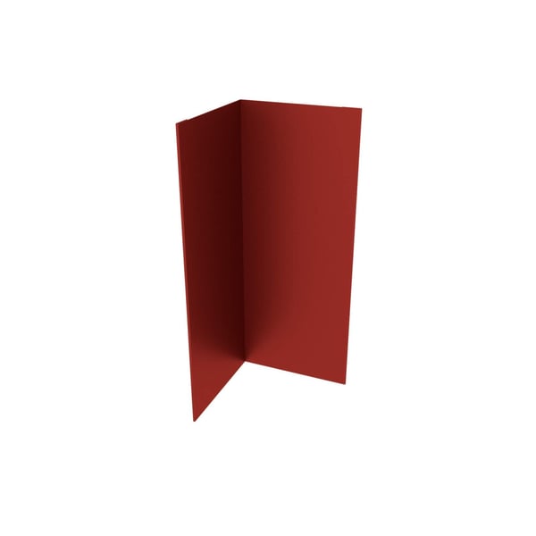 Innenecke aus Stahl, kirschrot, 0,50 mm, PURMAT® Beschichtung, perspektivische Ansicht