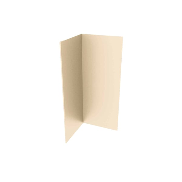 Innenecke Hellelfenbein RAL 1015, Stahl 0,50 mm, 25 µm Polyester, freigestellt