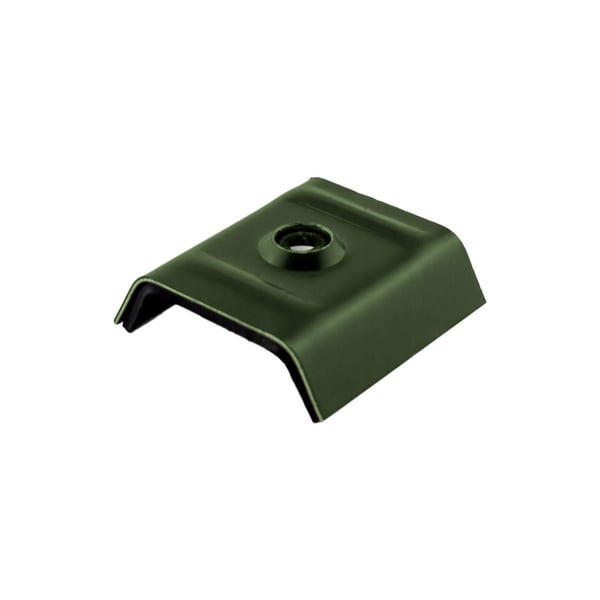Kalotte Aluminium Profil 45/333M Chromoxidgrün RAL 6020, freigestellt, Hauptansicht