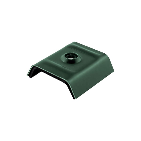 Kalotte Profil 45/333M aus Aluminium, moosgrün RAL 6005, freigestellt