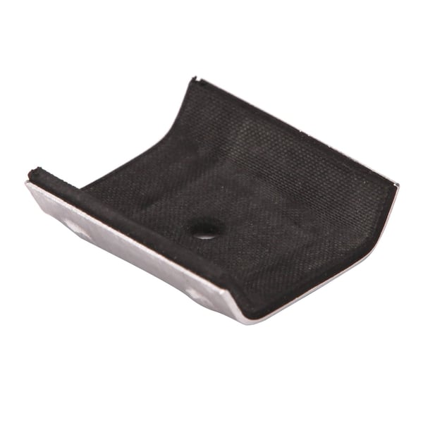 Kalotte Profil 76/18 Spundwand aus blankem Aluminium mit Dichtung, Unterseite